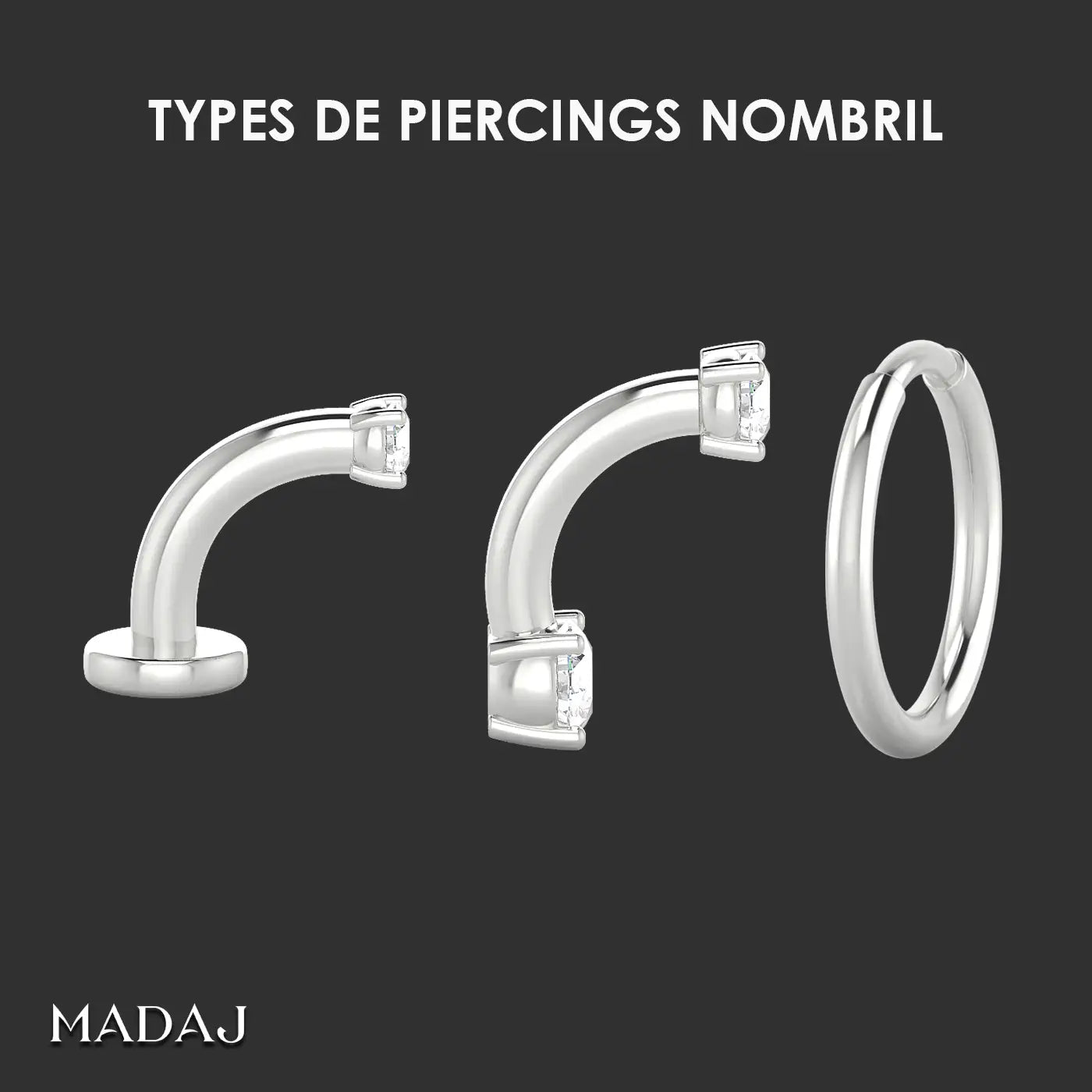 Types de Piercing nombril