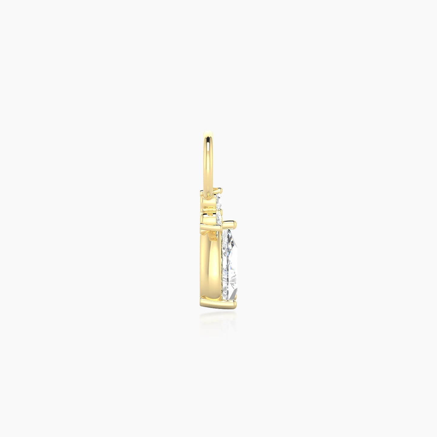 Abeona | 18k Yellow Gold 7.5 mm Diamond Charm