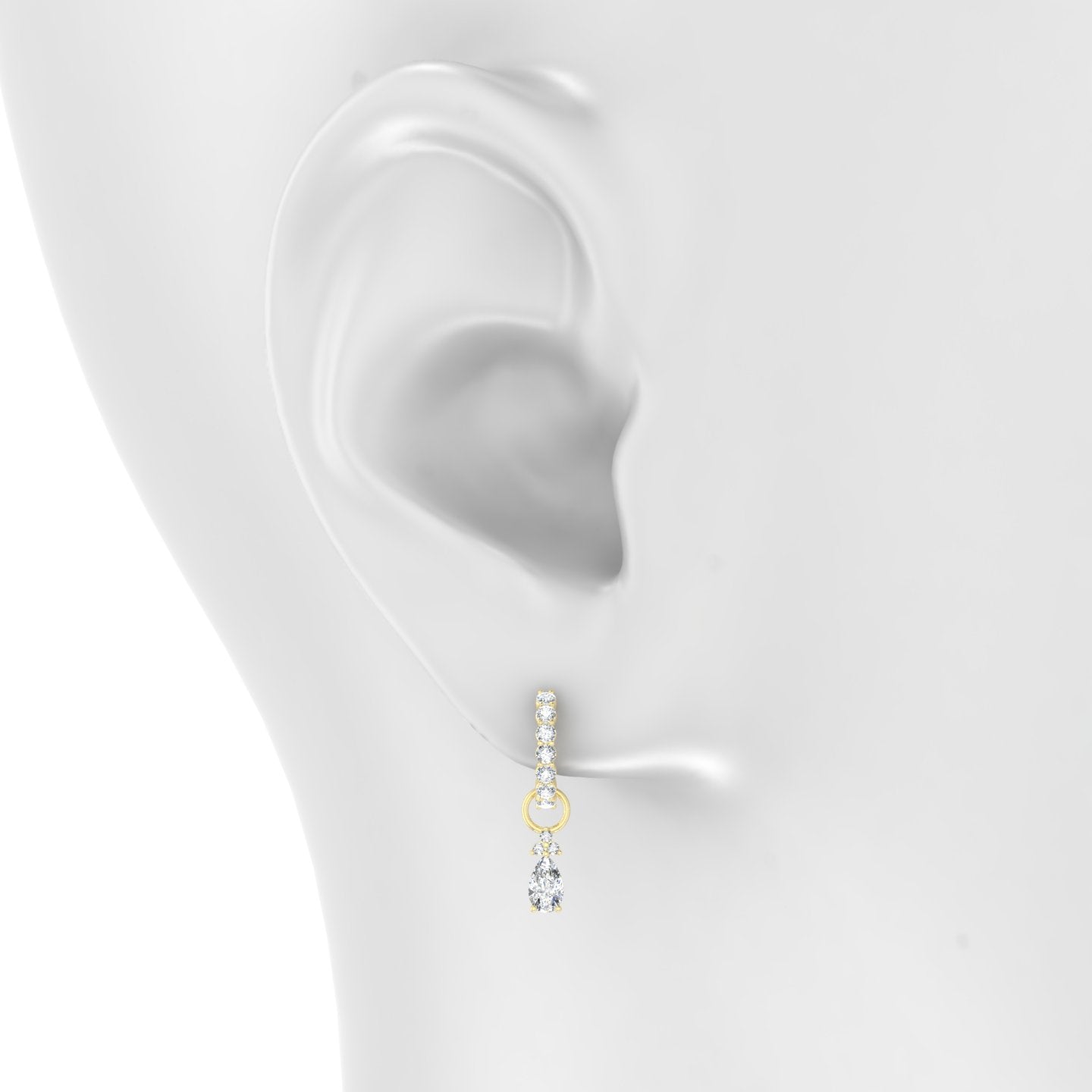Abeona | 18k Yellow Gold 7.5 mm Diamond Charm