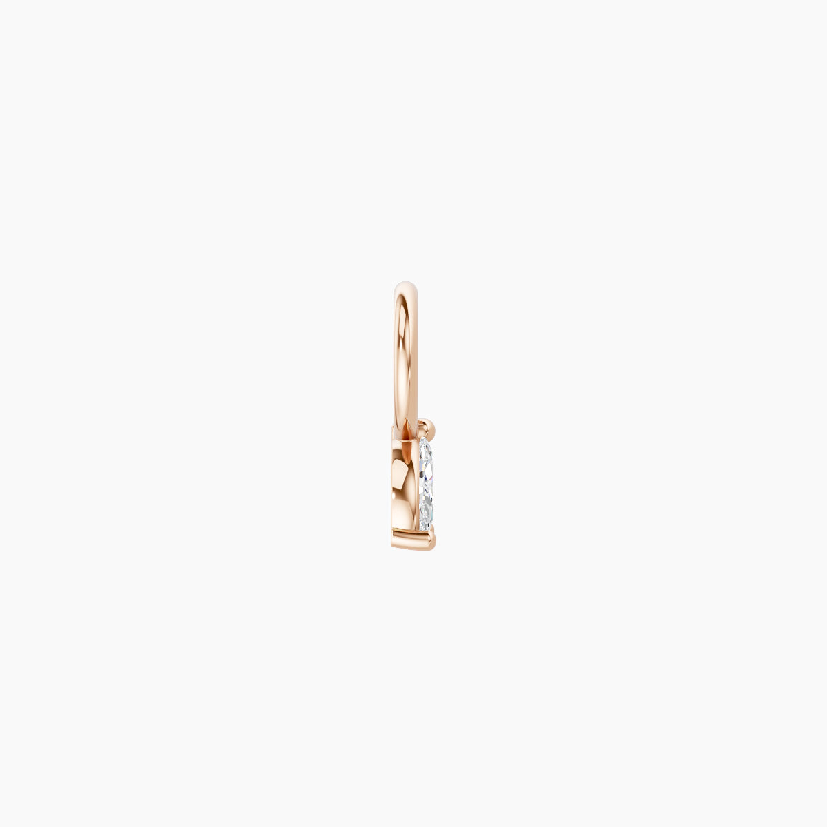 Adona | 18k Rose Gold 4.5 mm Diamond Charm