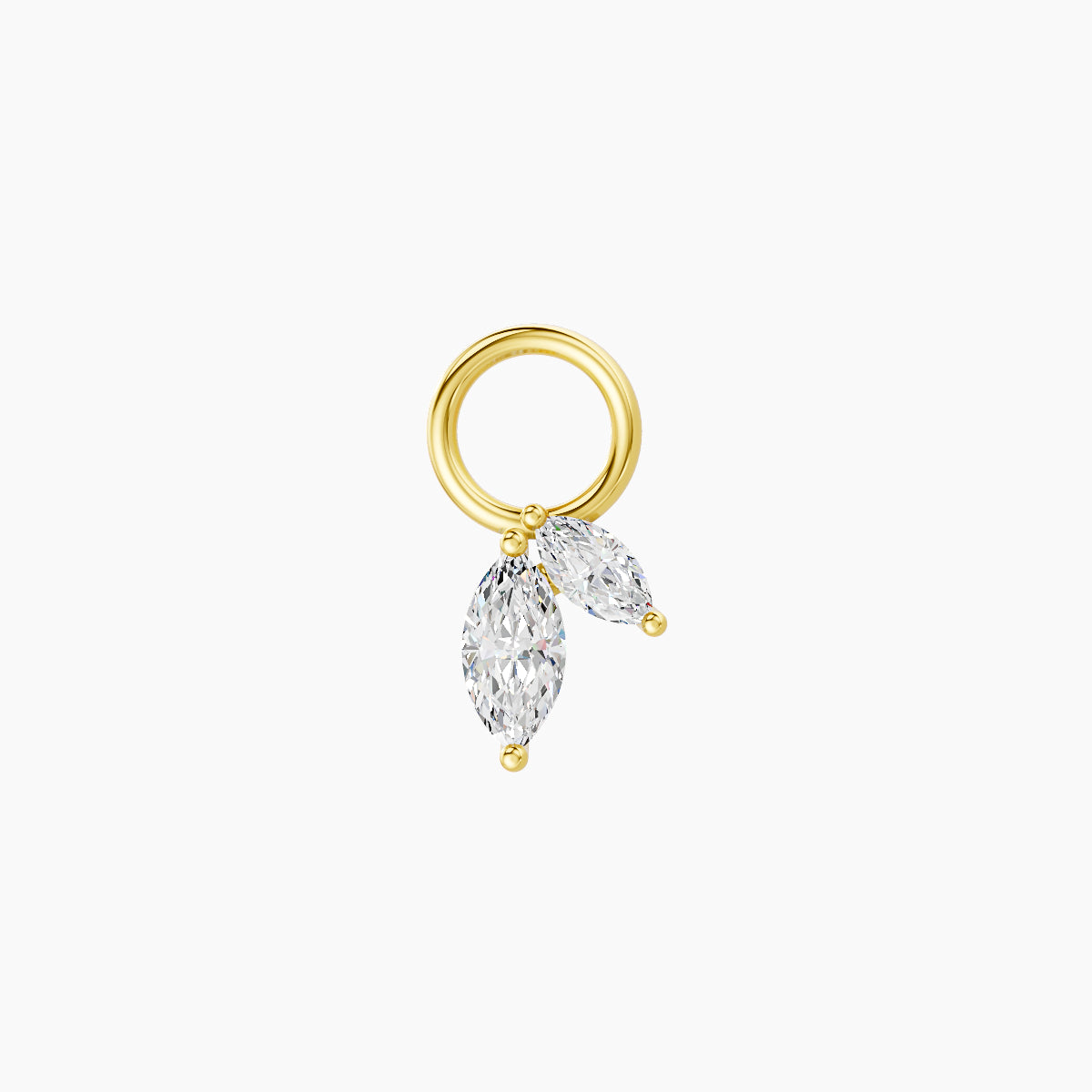 Alceste | 18k Yellow Gold 5.5 mm Diamond Charm