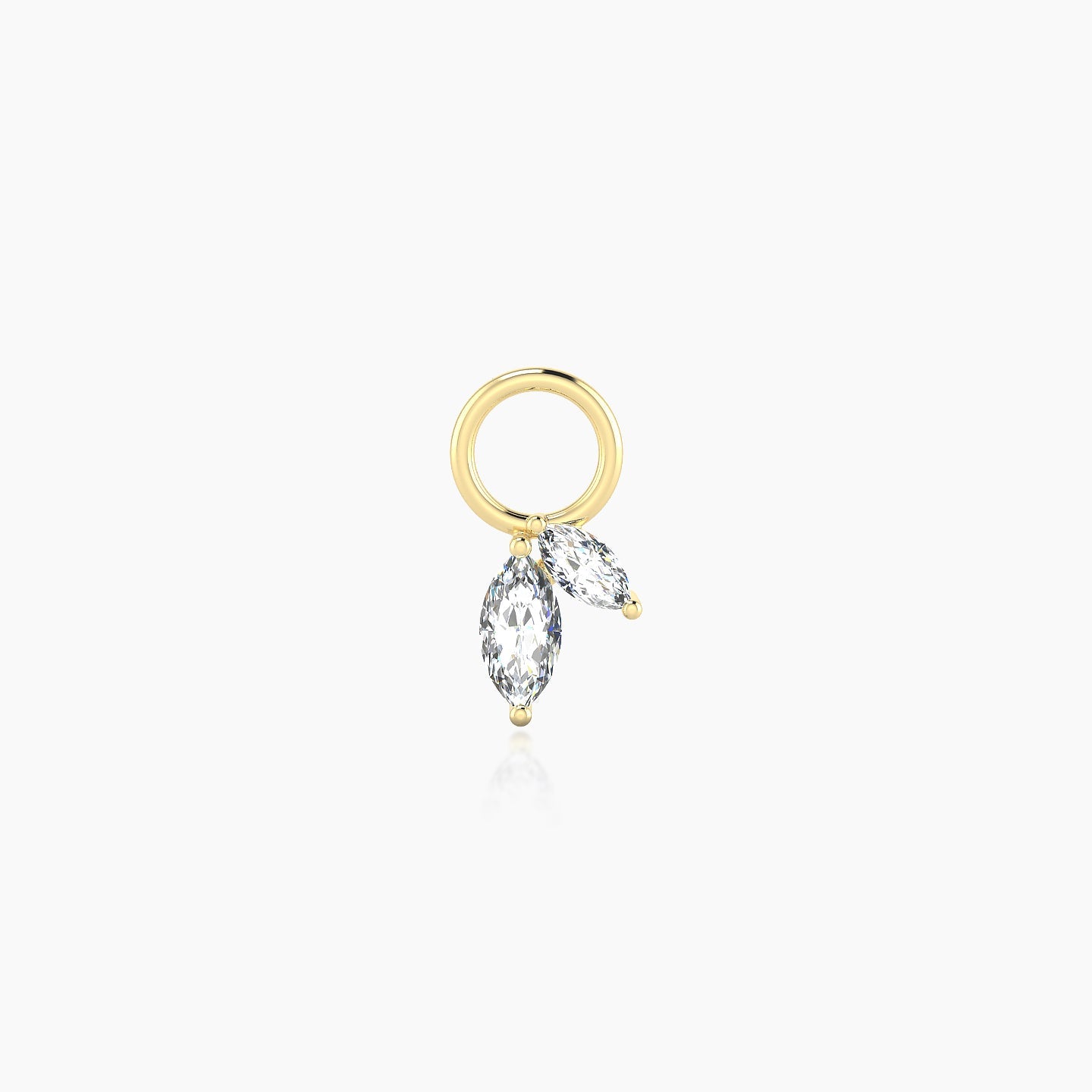 Alceste | 18k Yellow Gold 5.5 mm Diamond Charm