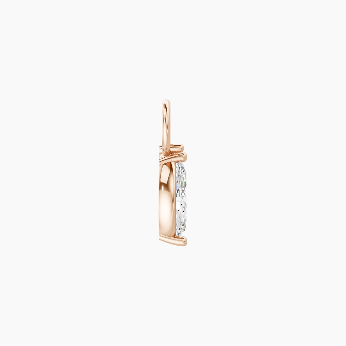 Alceste | 18k Rose Gold 7.6 mm Diamond Charm