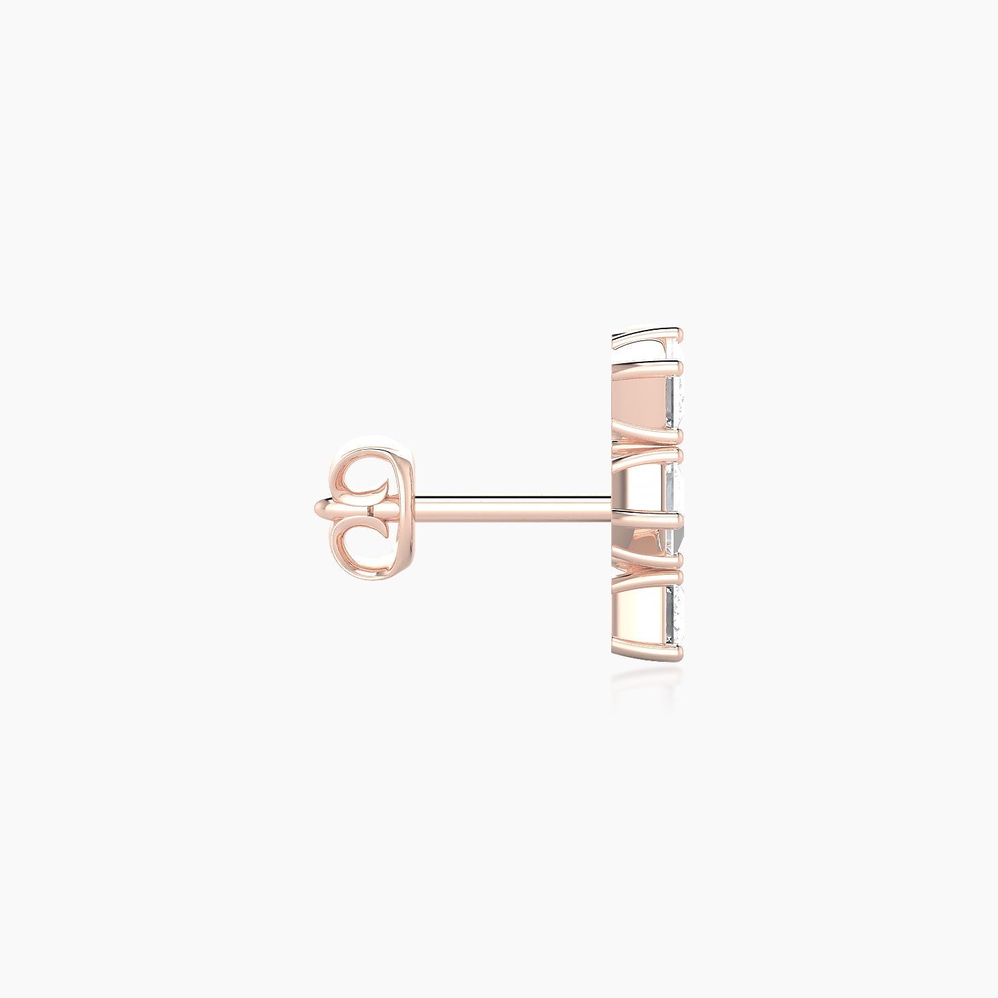 Ariana M | 18k Rose Gold 9.5 mm Diamond Earring