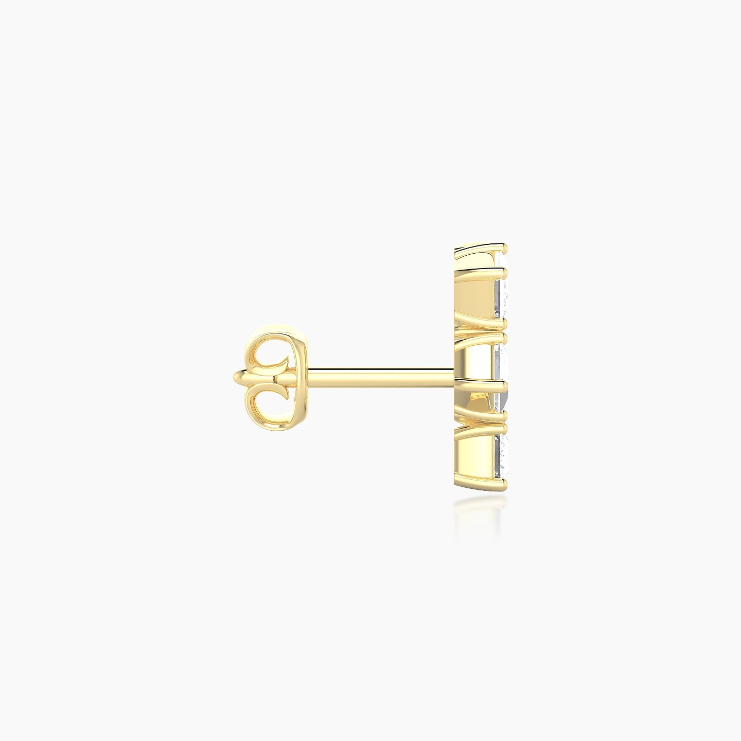 Ariana M | 18k Yellow Gold 9.5 mm Diamond Earring