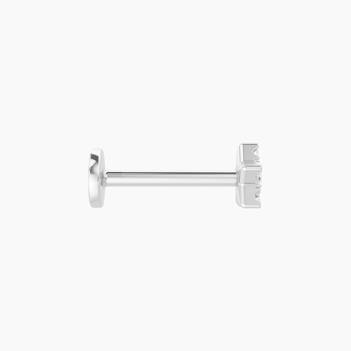 Asteria | 18k White Gold 5 mm 8 mm Star Diamond Piercing