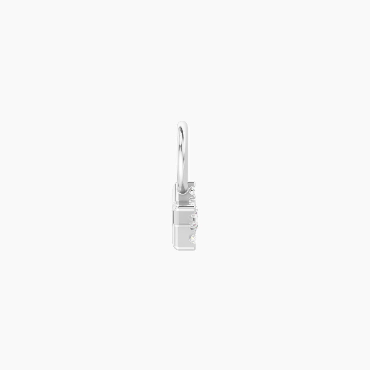 Asteria | 18k White Gold 5 mm Star Diamond Charm