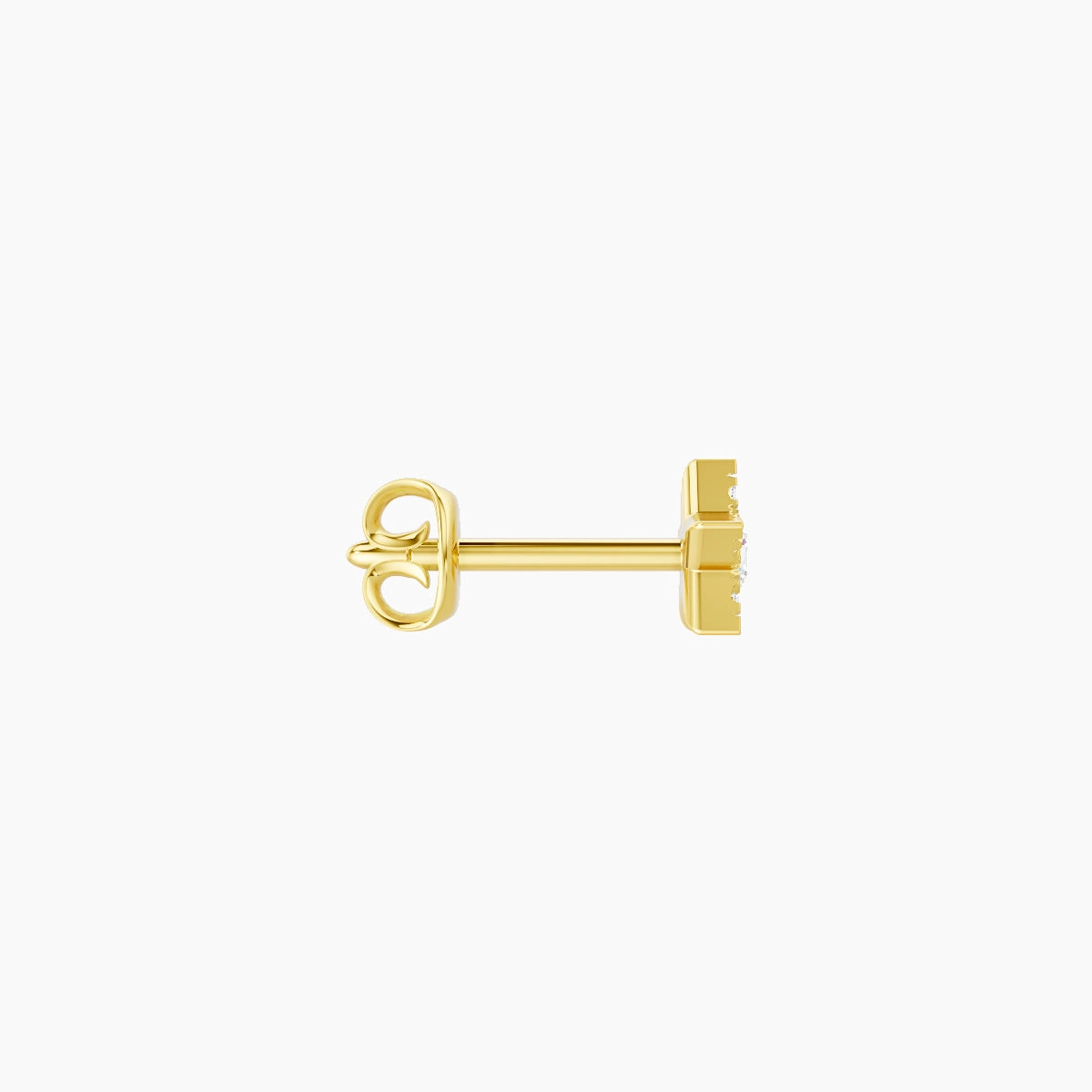 Asteria | 18k Yellow Gold 4.5 mm Star Diamond Earring