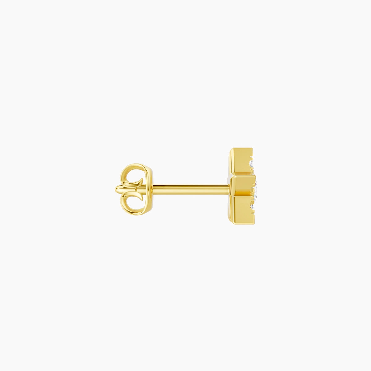 Asteria | 18k Yellow Gold 5.6 mm Star Diamond Earring