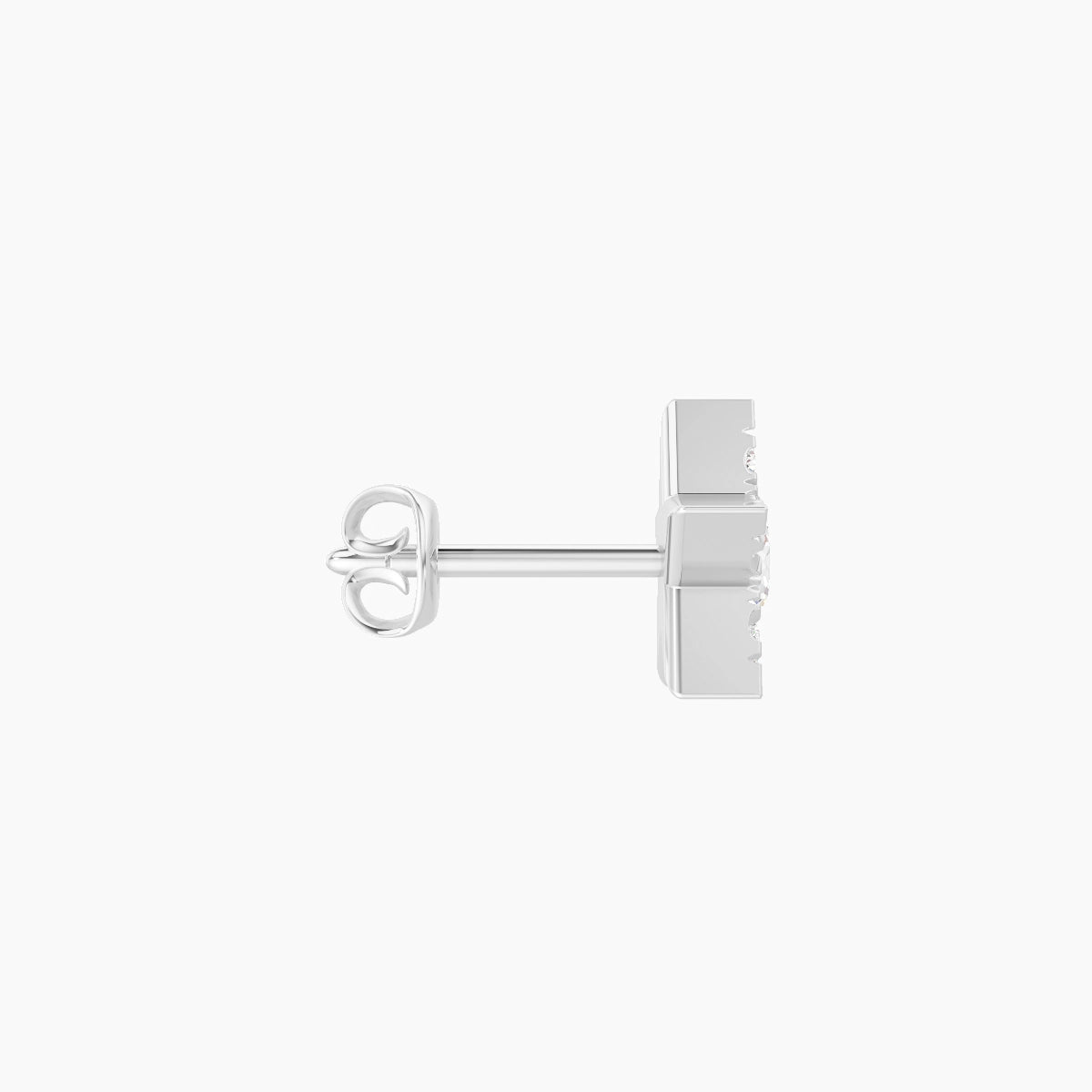 Asteria | 18k White Gold 7.4 mm Star Diamond Earring