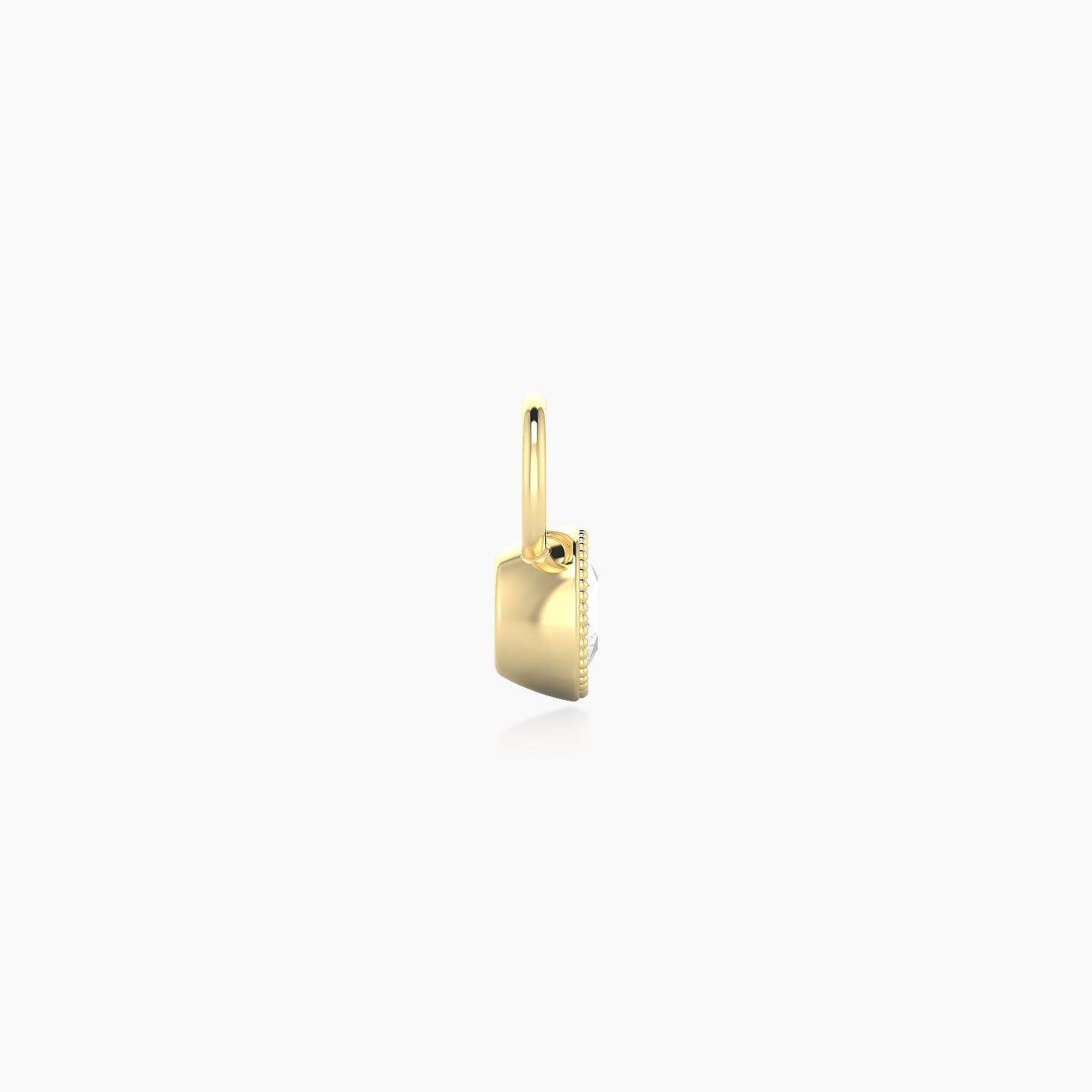 Aya | 18k Yellow Gold 4.5 mm Round Diamond Charm