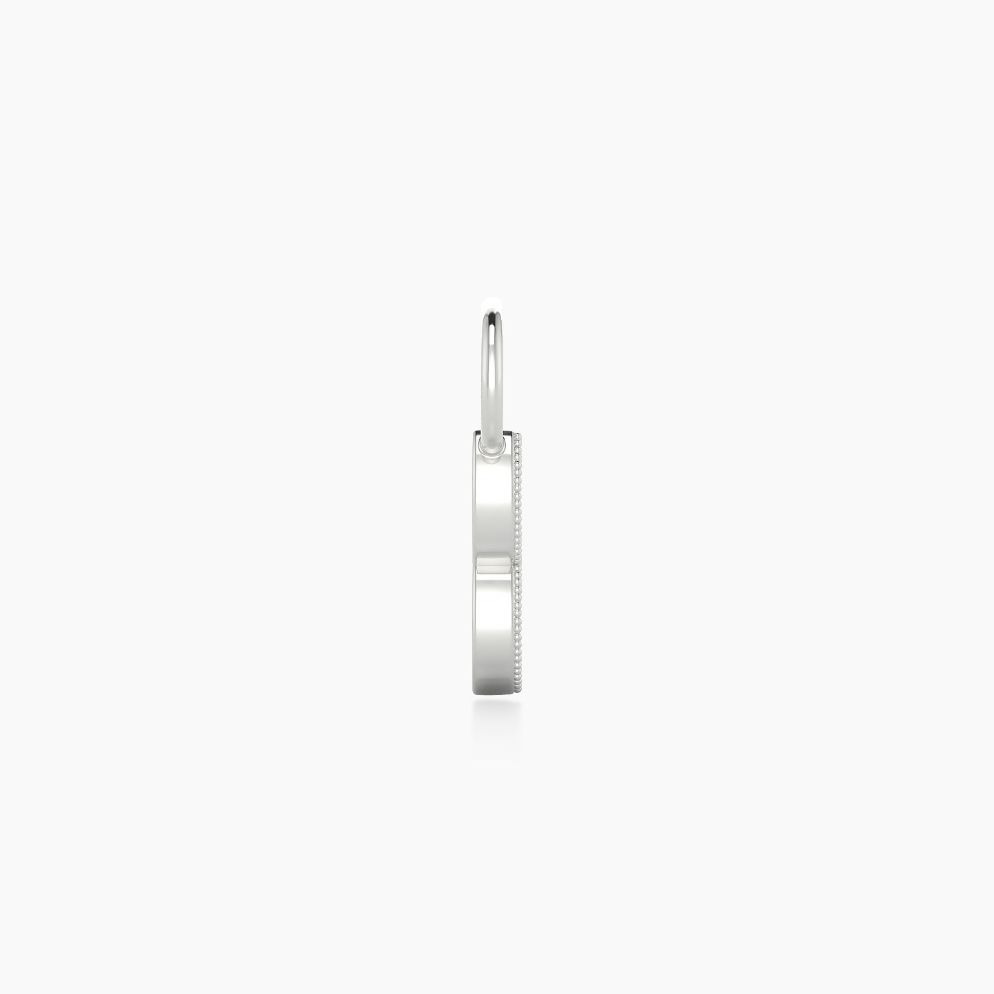 Bellona | 18k White Gold 7.5 mm Diamond Charm