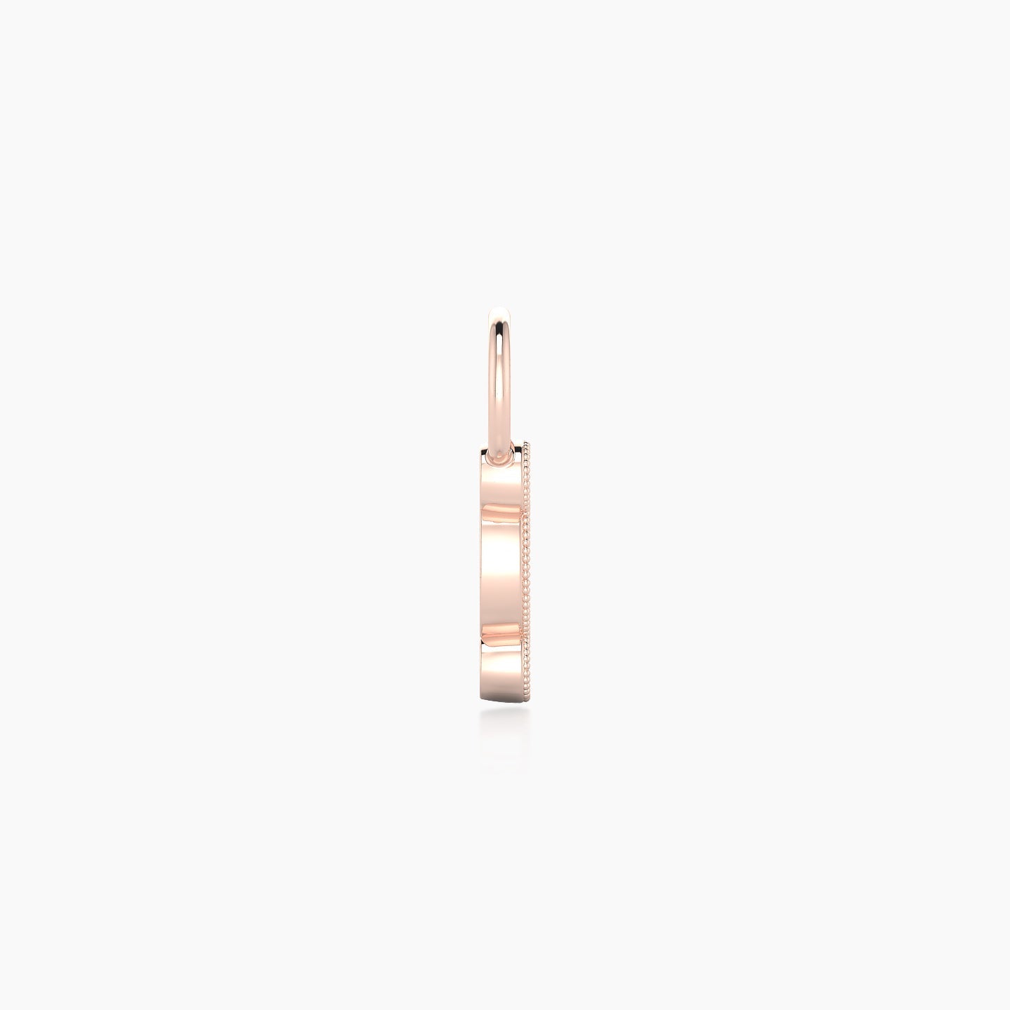 Camilla | 18k Rose Gold 7.5 mm Diamond Charm