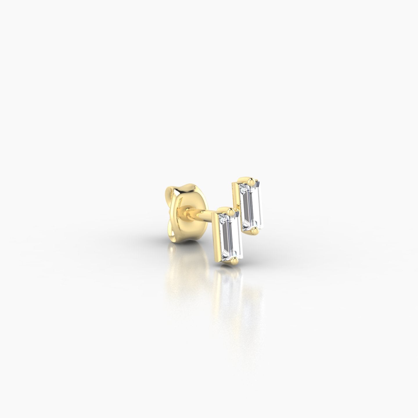 Ceres | 18k Yellow Gold 5 mm Diamond Earring