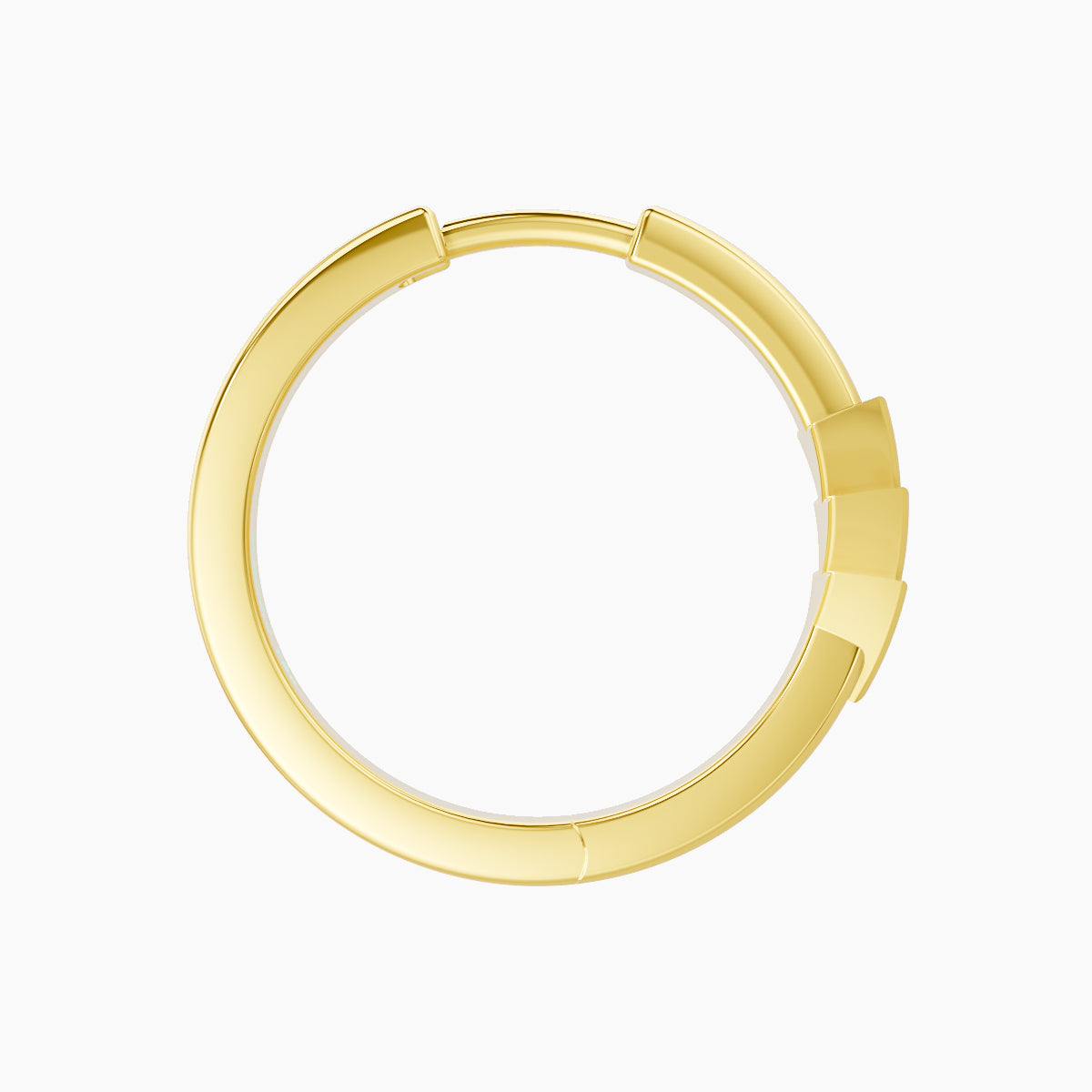 Cybele | 18k Yellow Gold 11 mm Diamond Hoop Piercing