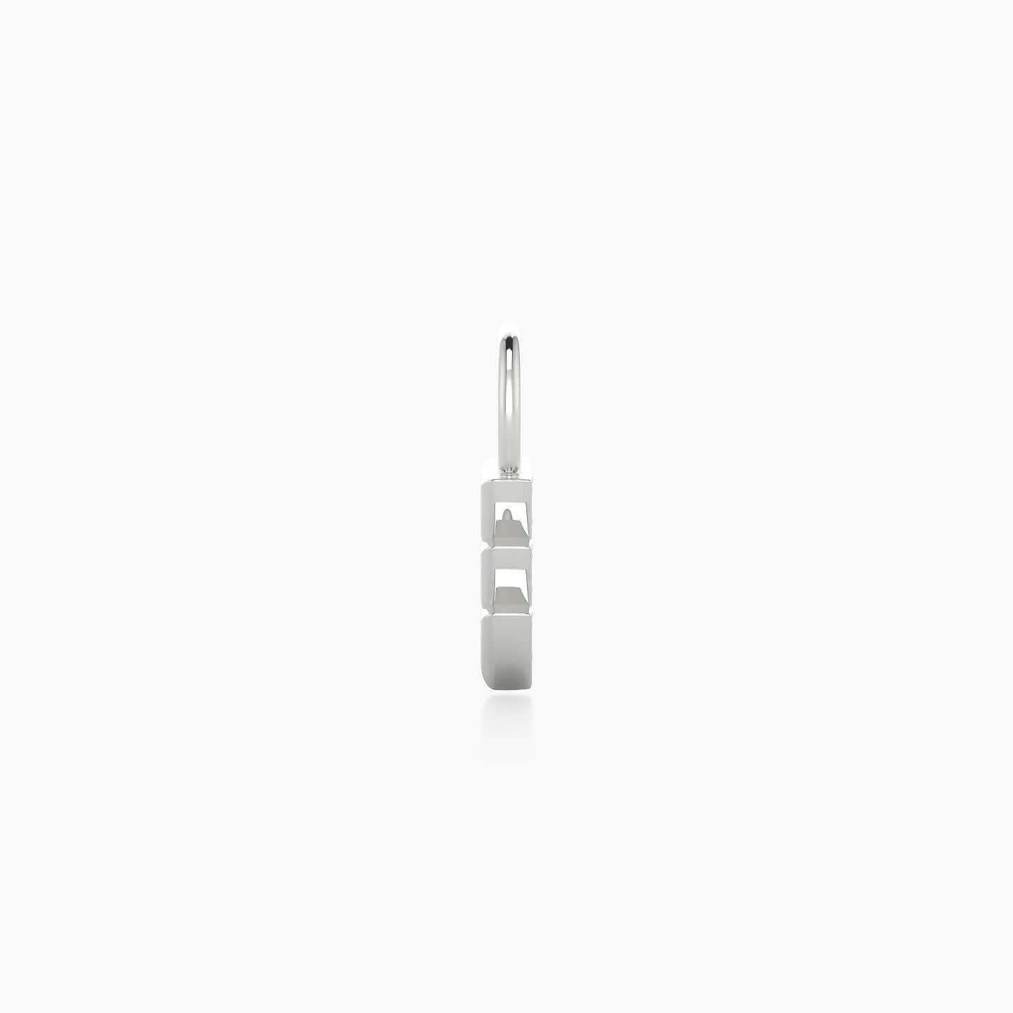 Cybele | 18k White Gold 6 mm Diamond Charm