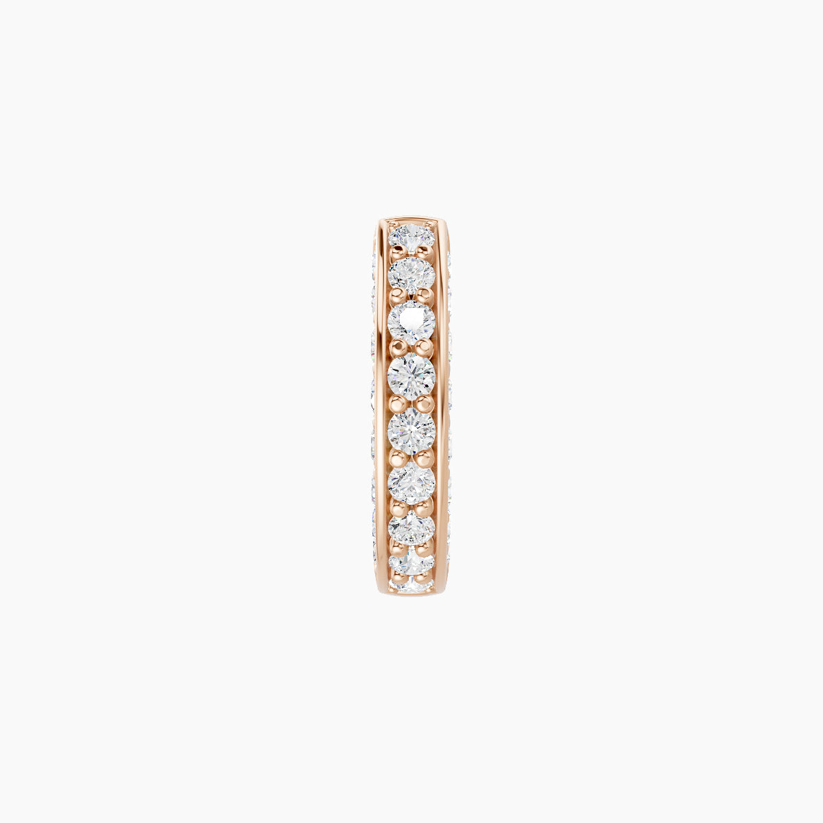 Damia | 18k Rose Gold 6.5 mm Diamond Nose Ring Piercing