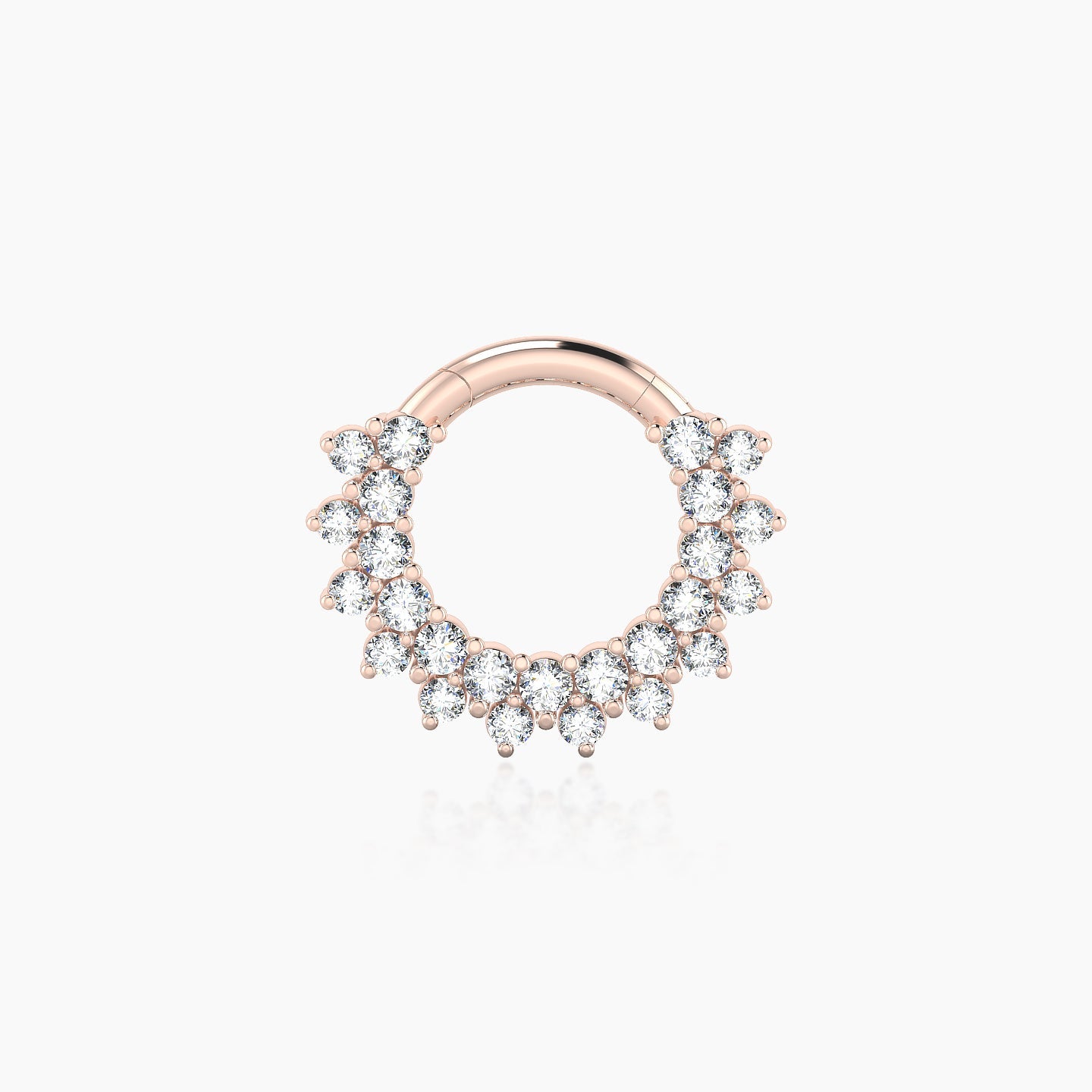 Danae | 18k Rose Gold 6.5 mm Diamond Septum Piercing