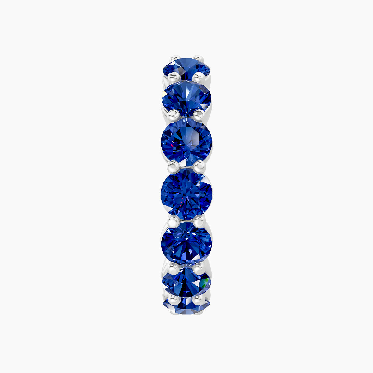 Diana | 18k White Gold 11 mm Sapphire Hoop Piercing