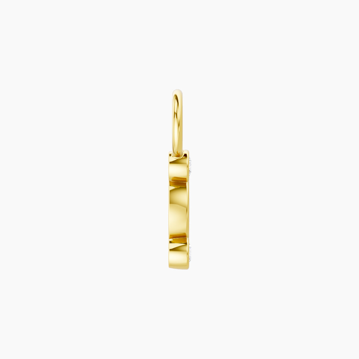 Epona | 18k Yellow Gold 7.5 mm Diamond Charm