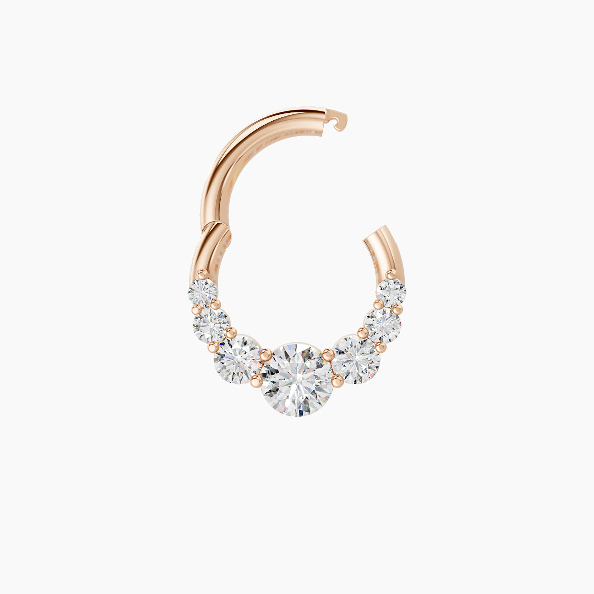 Felicity | 18k Rose Gold 6.5 mm Diamond Daith Piercing