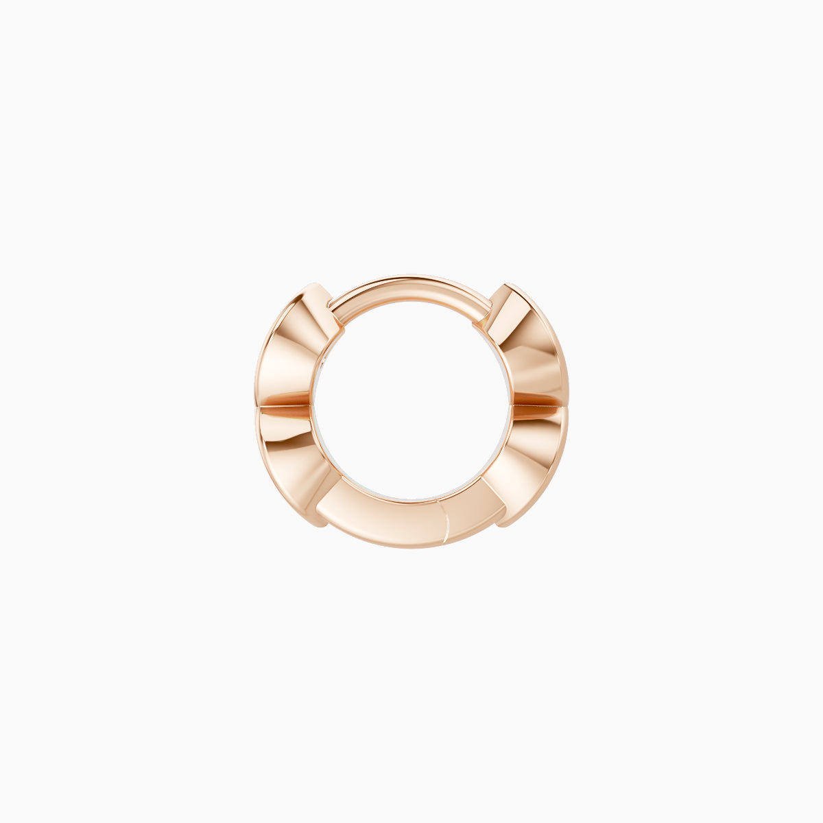 Hathor | 18k Rose Gold 5 mm Sapphire Hoop Piercing