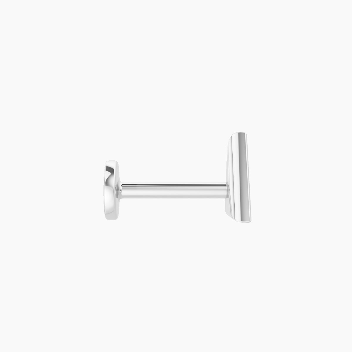 Hermione | 18k White Gold 6 mm 6.5 mm Trillion Diamond Piercing