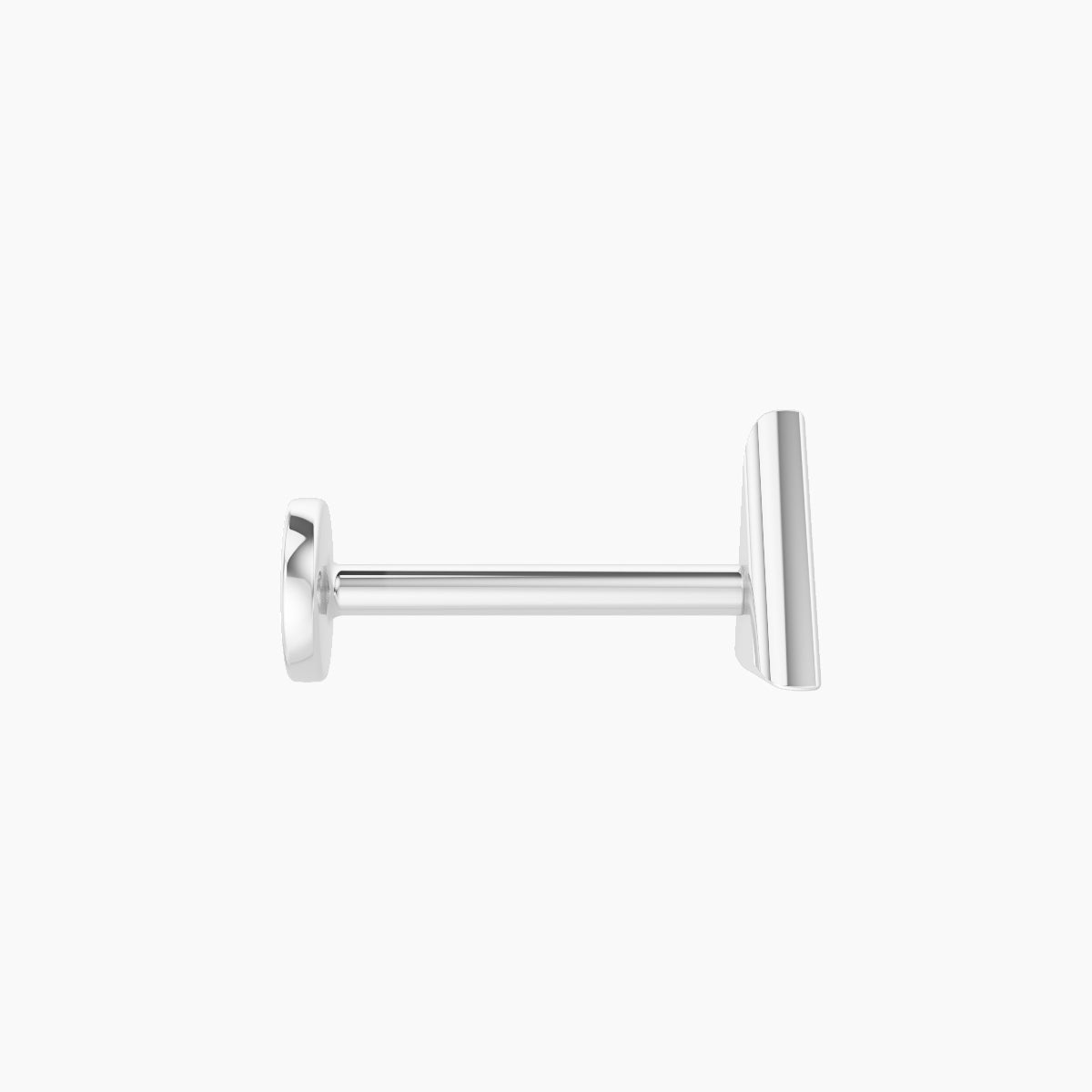 Hermione | 18k White Gold 6 mm 8 mm Trillion Diamond Piercing
