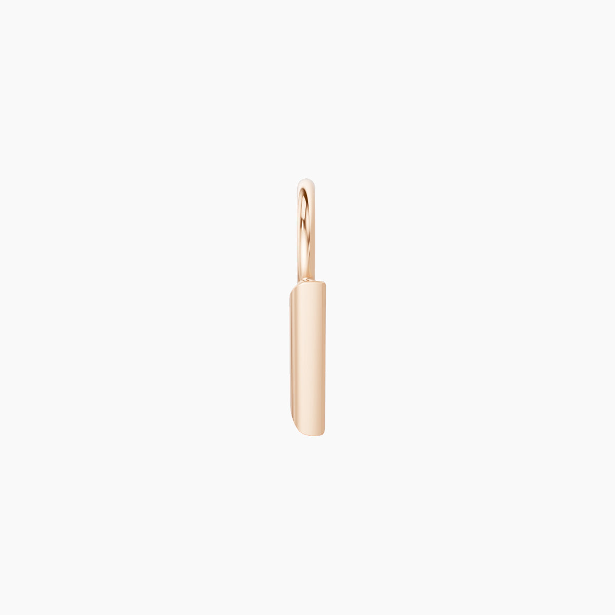 Hermione | 18k Rose Gold 6 mm Trillion Diamond Charm