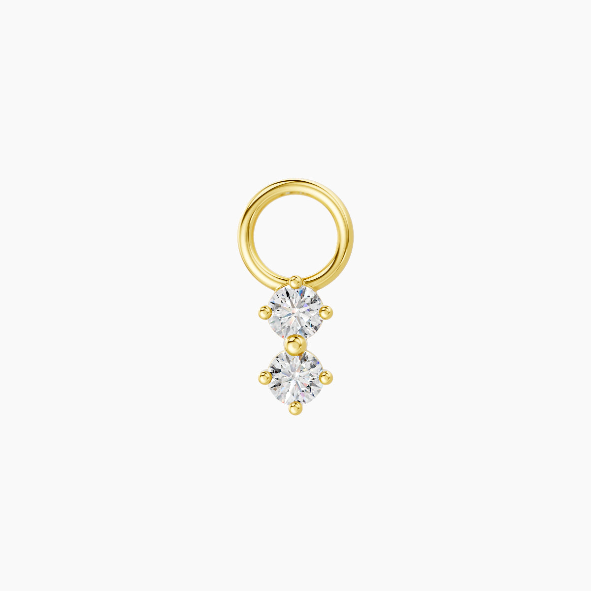 Isis | 18k Yellow Gold 5 mm Diamond Charm