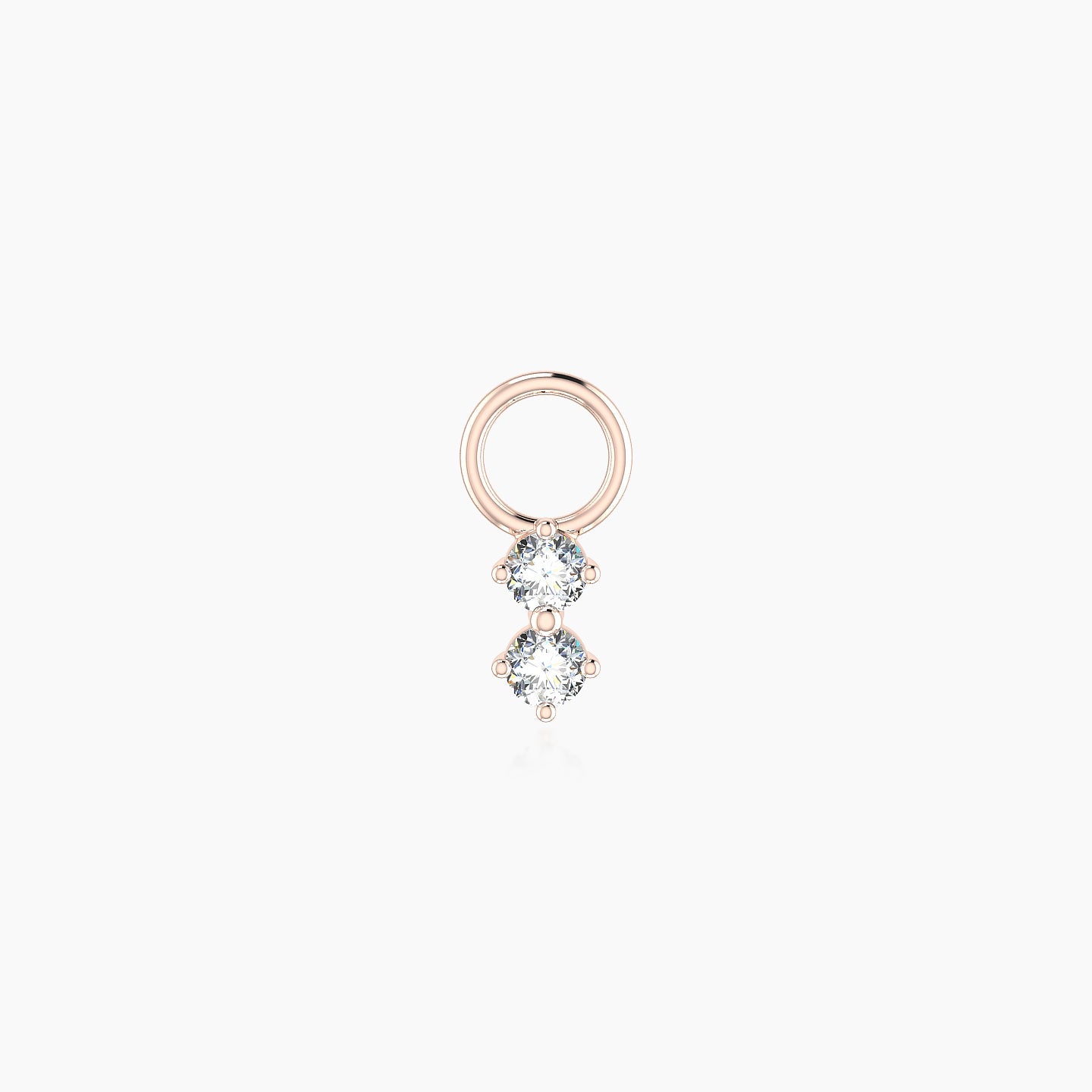 Isis | 18k Rose Gold 5 mm Diamond Charm