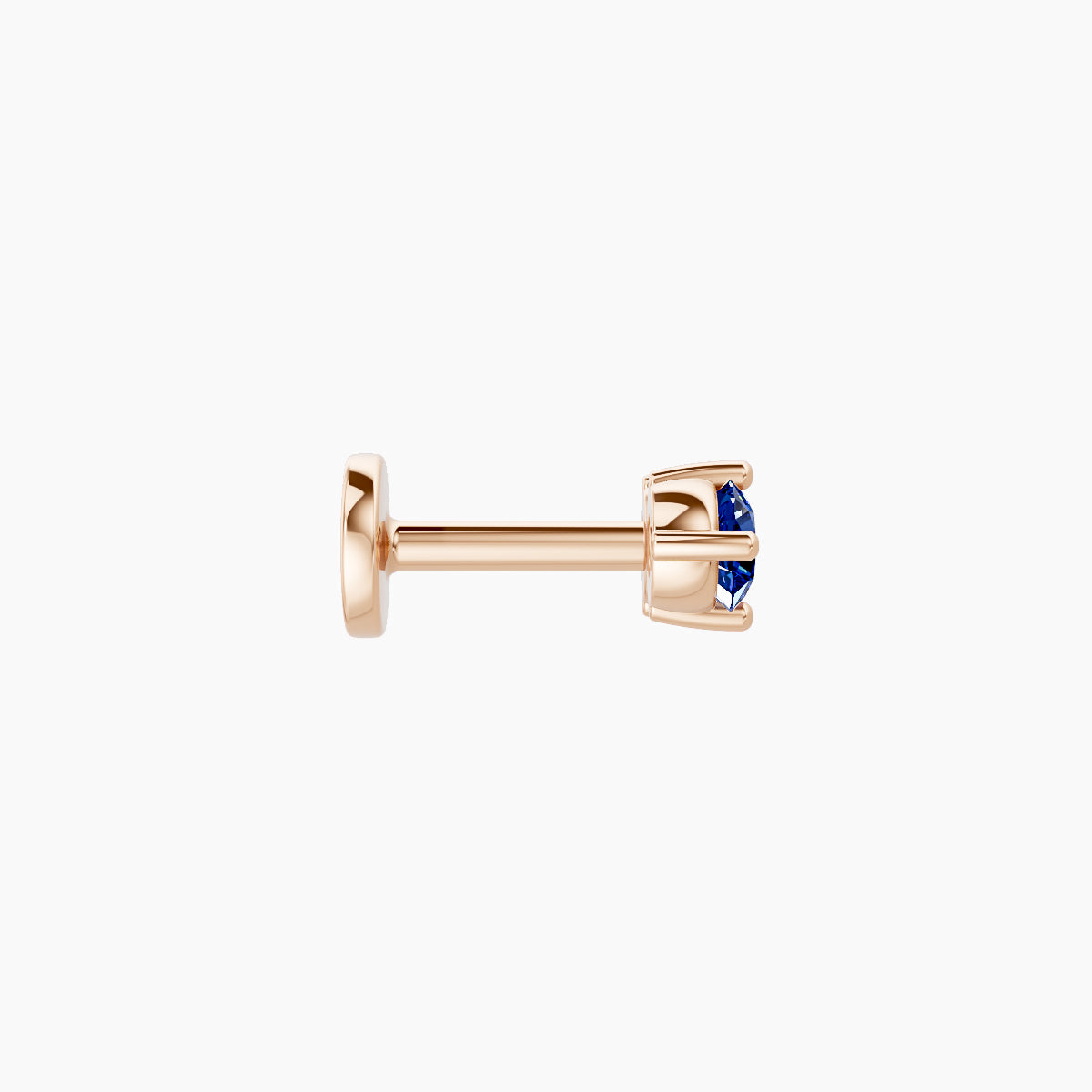 Isis | 18k Rose Gold 5 mm 6.5 mm Sapphire Piercing