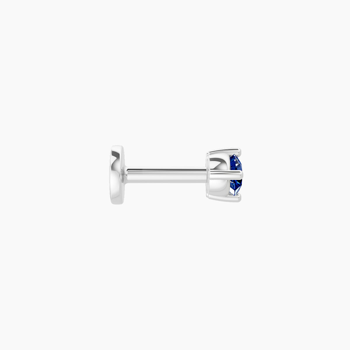 Isis | 18k White Gold 5 mm 6.5 mm Sapphire Piercing