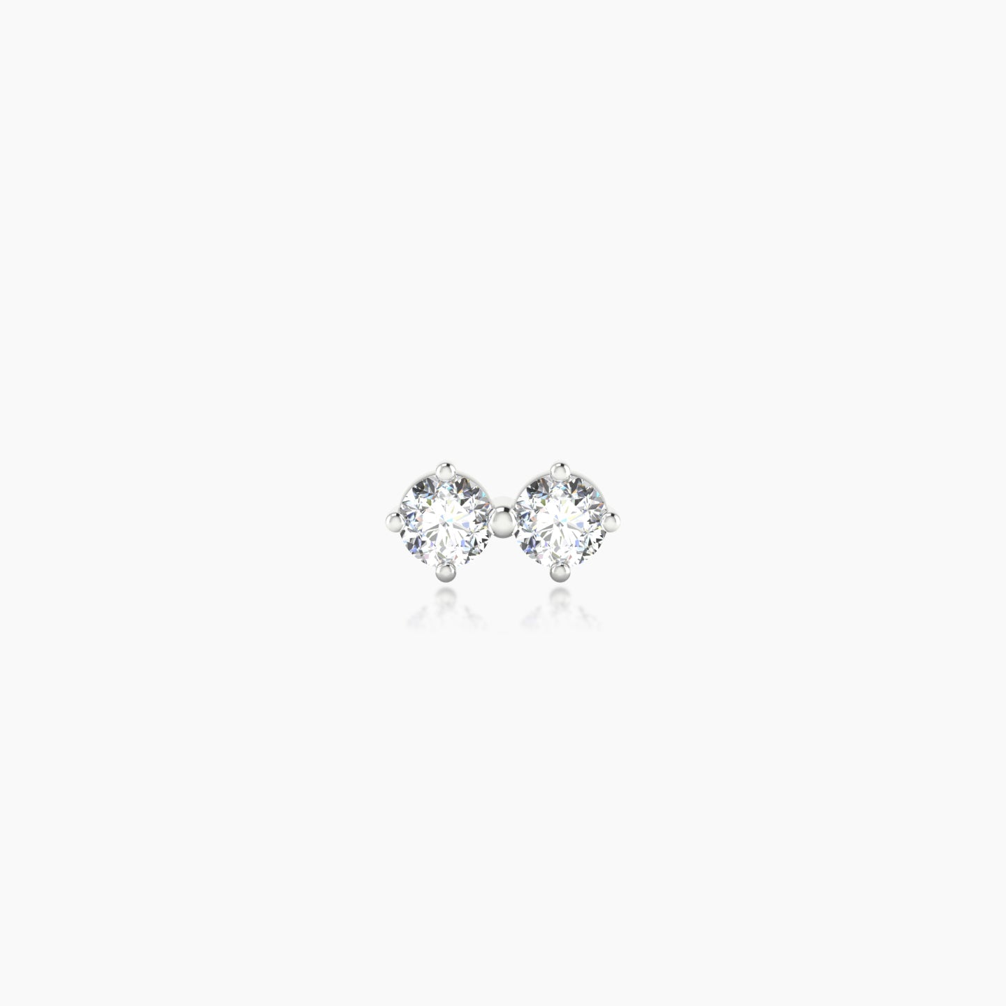 Isis | 18k White Gold 6.5 mm 6.5 mm Diamond Nose Piercing