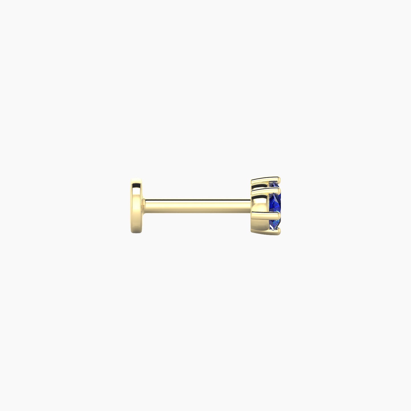 Isis | 18k Yellow Gold 6.5 mm 6.5 mm Sapphire Piercing