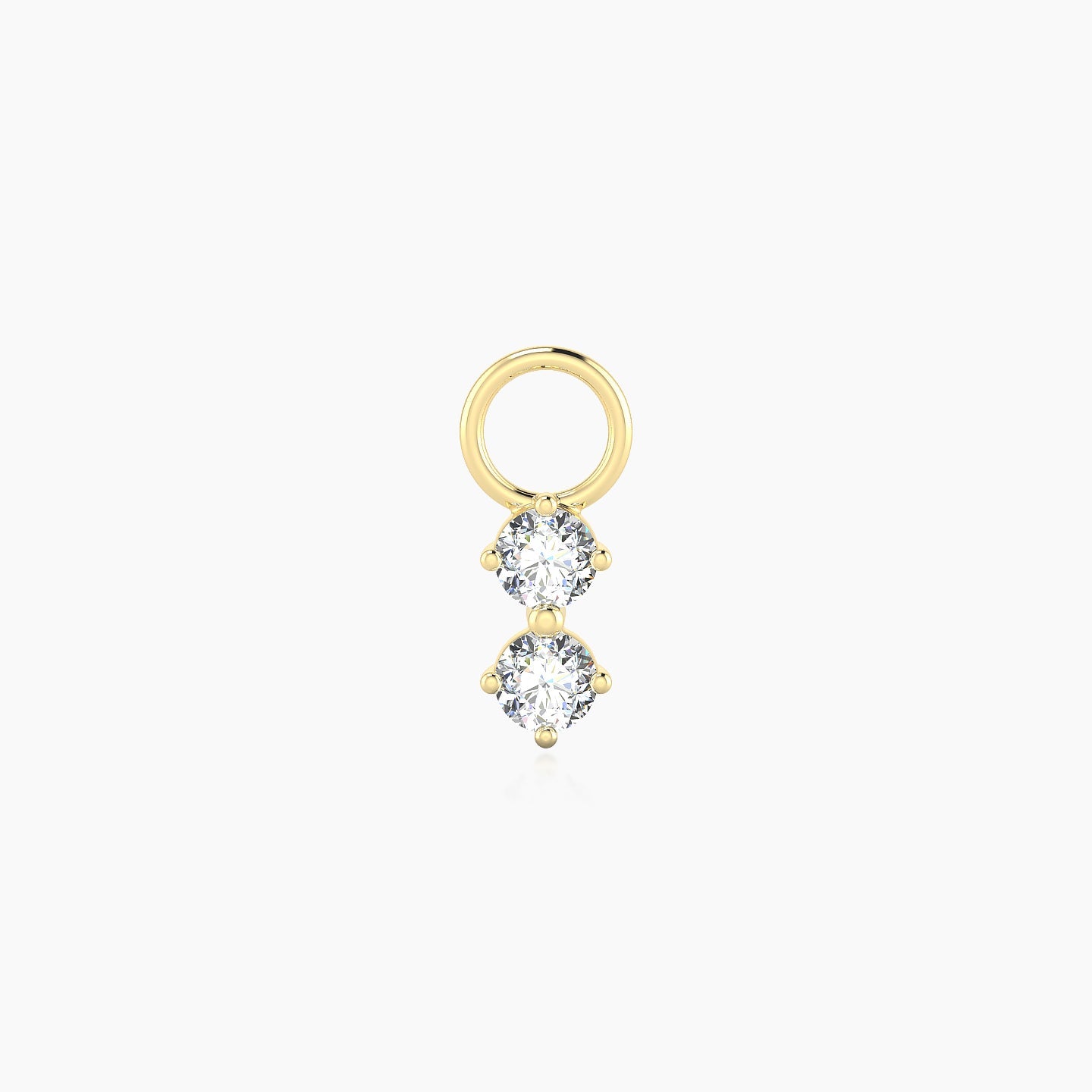Isis | 18k Yellow Gold 6.5 mm Diamond Charm