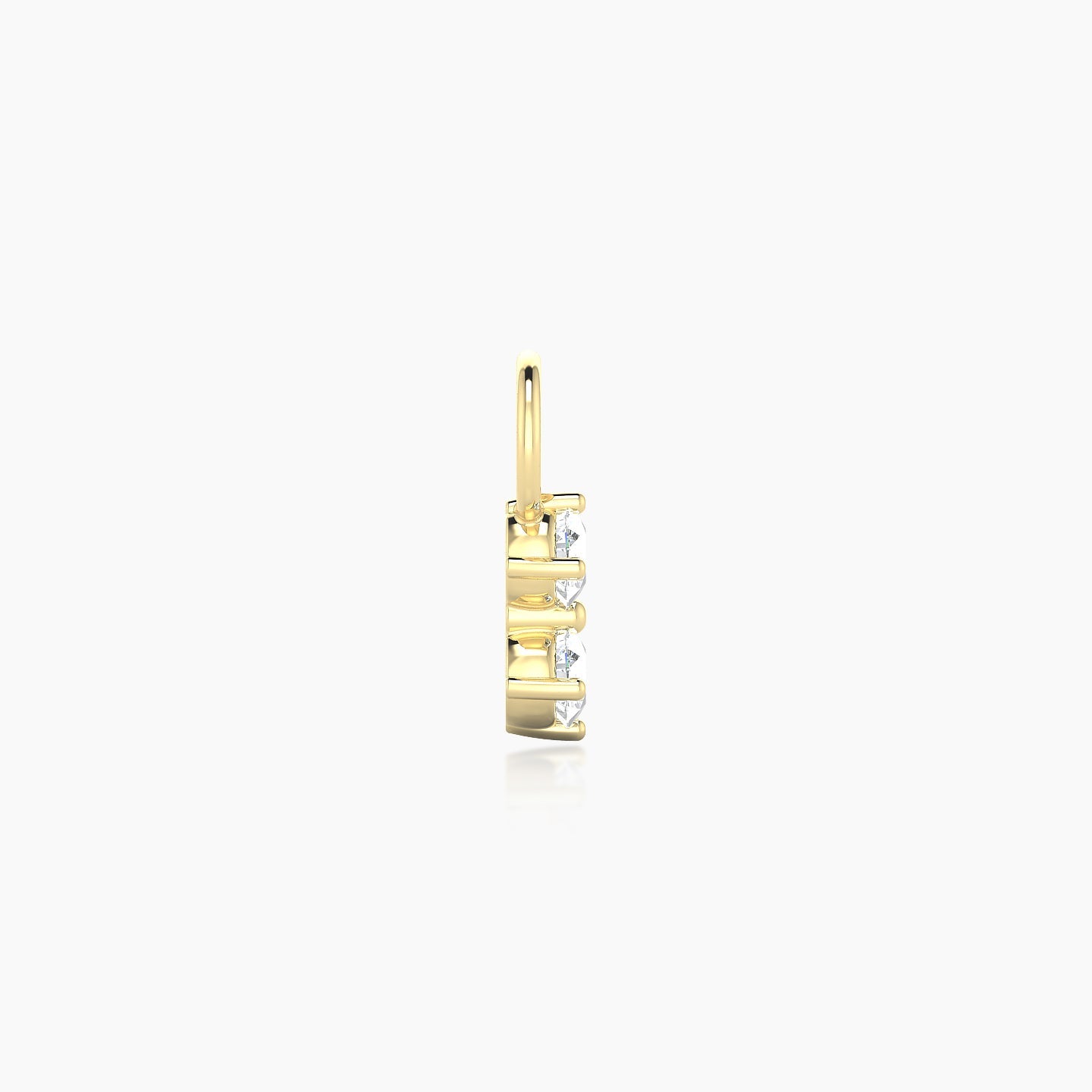 Isis | 18k Yellow Gold 6.5 mm Diamond Charm