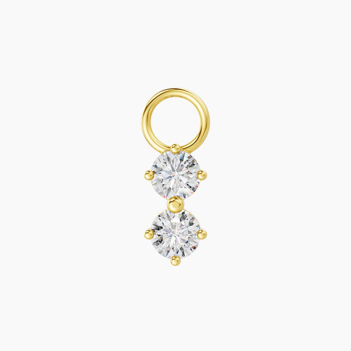 Isis | 18k Yellow Gold 7.5 mm Diamond Charm