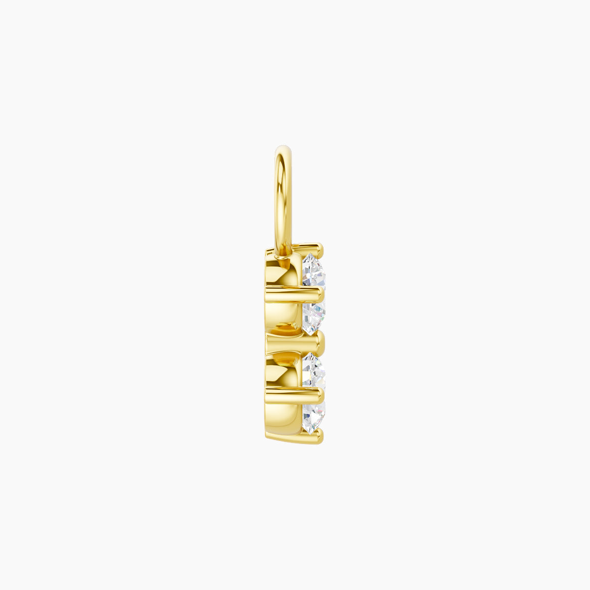 Isis | 18k Yellow Gold 7.5 mm Diamond Charm