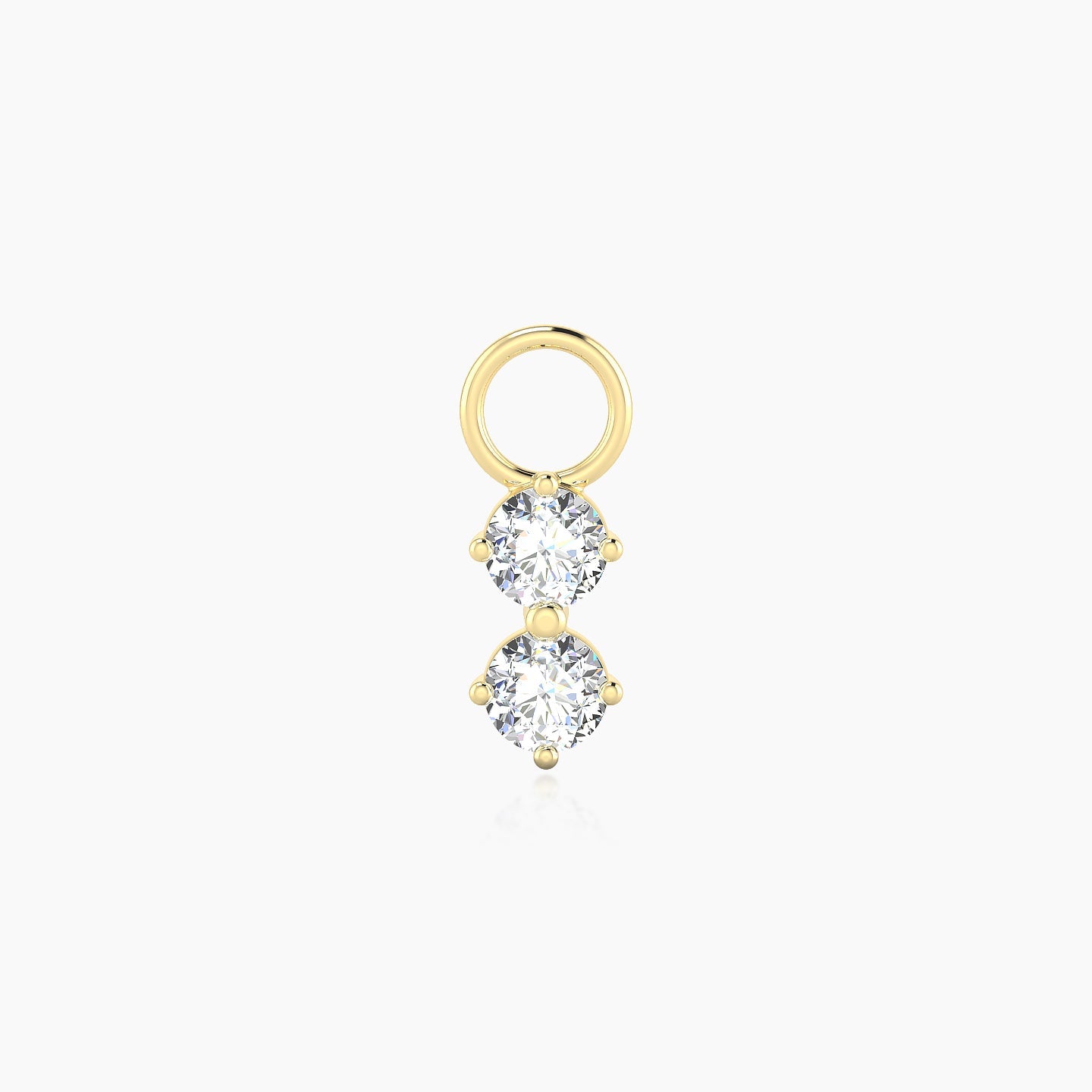 Isis | 18k Yellow Gold 7.5 mm Diamond Charm