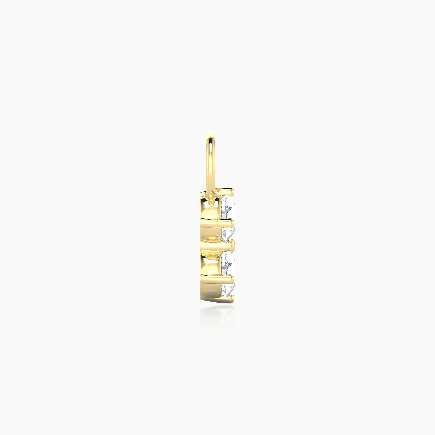 Isis | 18k Yellow Gold 7.5 mm Diamond Charm