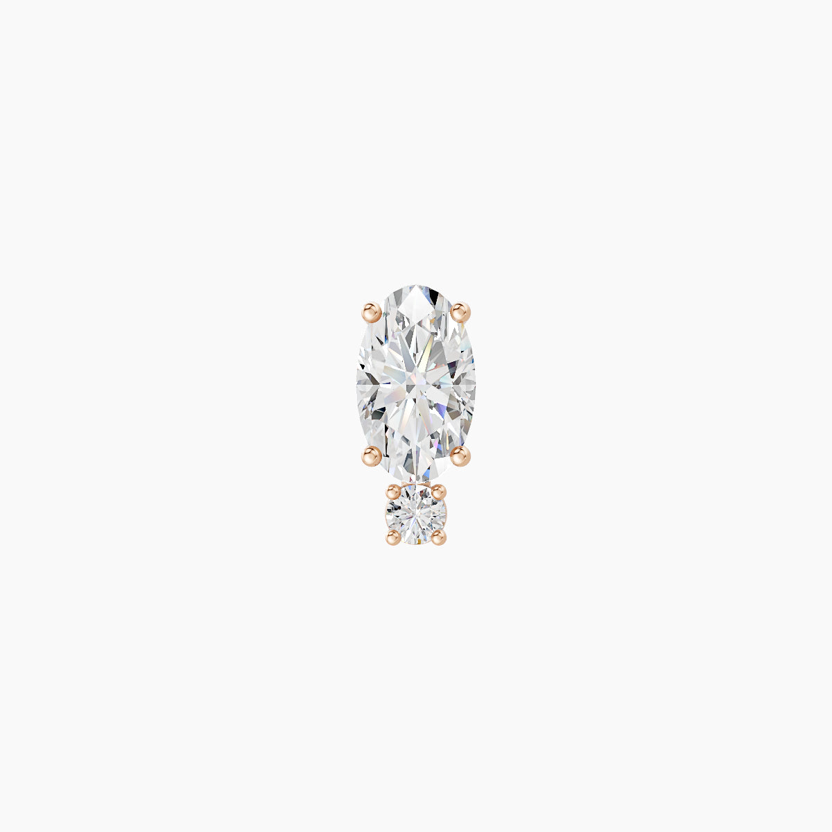Kali | 18k Rose Gold 6.5 mm 8 mm Diamond Piercing