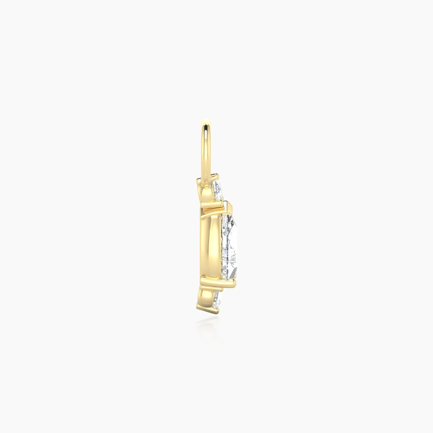Metis | 18k Yellow Gold 9 mm Diamond Charm