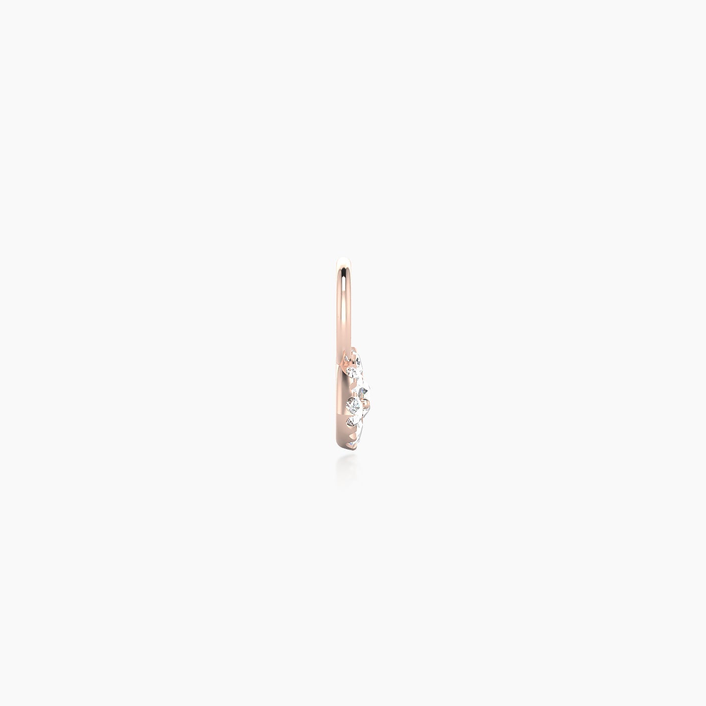 Minerva | 18k Rose Gold 5.5 mm Eye Diamond Charm