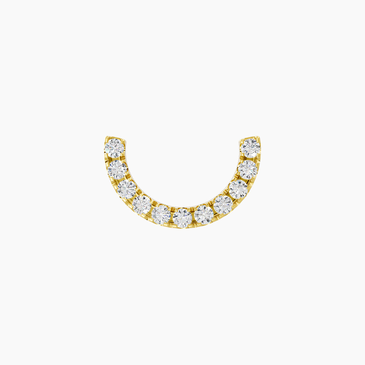 Ops | 18k Yellow Gold 5 mm Diamond Conch Piercing