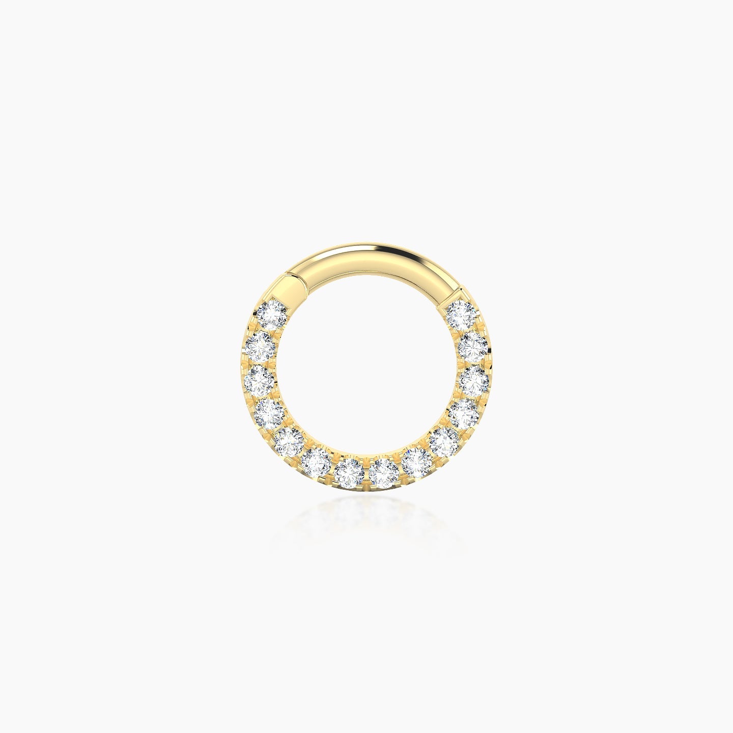 Ops | 18k Yellow Gold 6.5 mm Diamond Daith Piercing