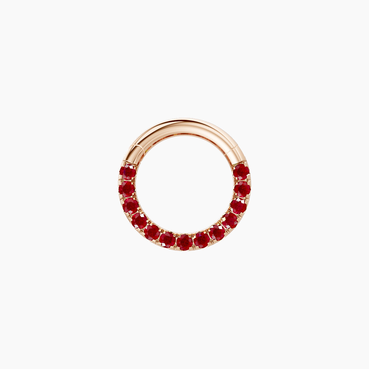 Ops | 18k Rose Gold 6.5 mm Ruby Septum Piercing