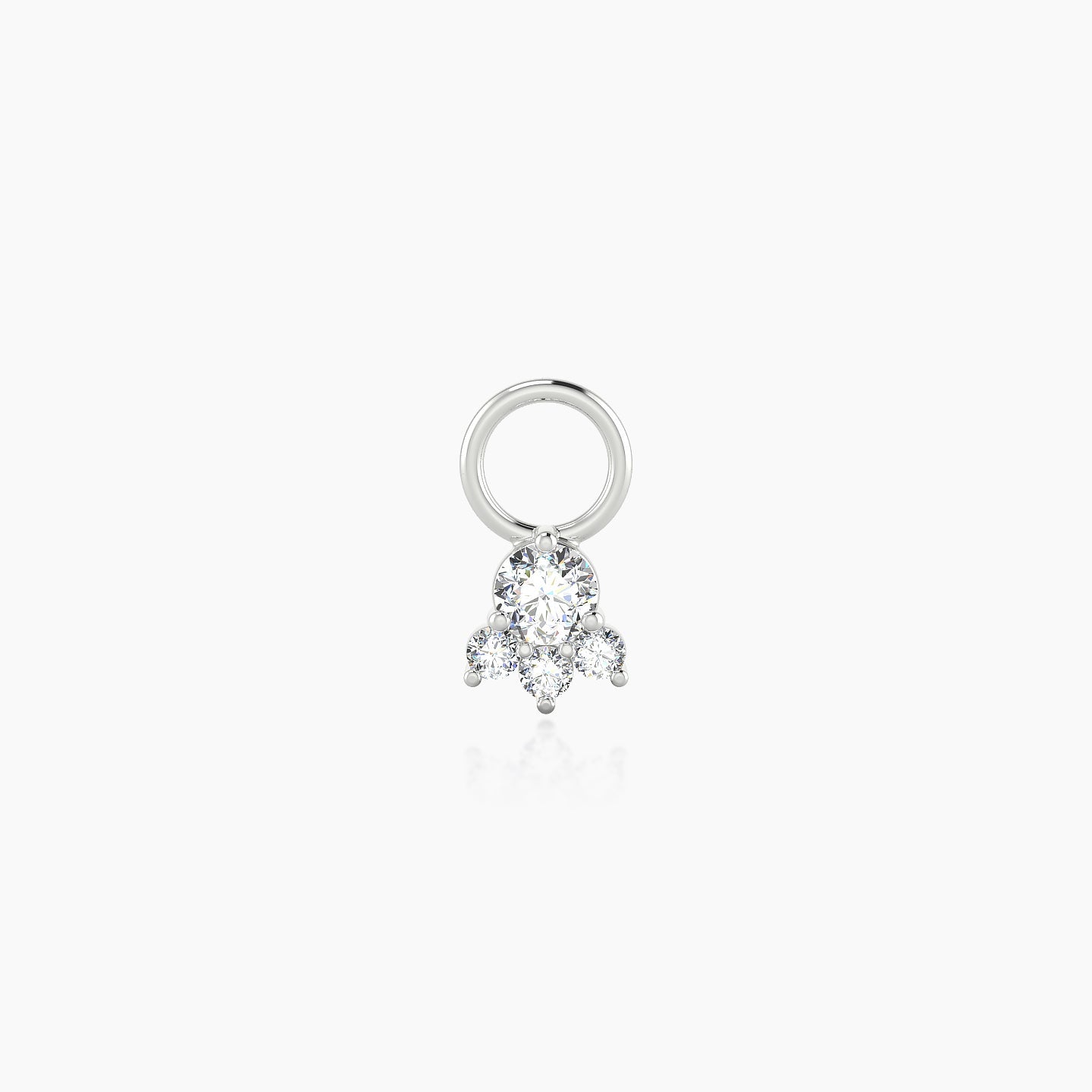 Sedna | 18k White Gold 4.5 mm Diamond Charm