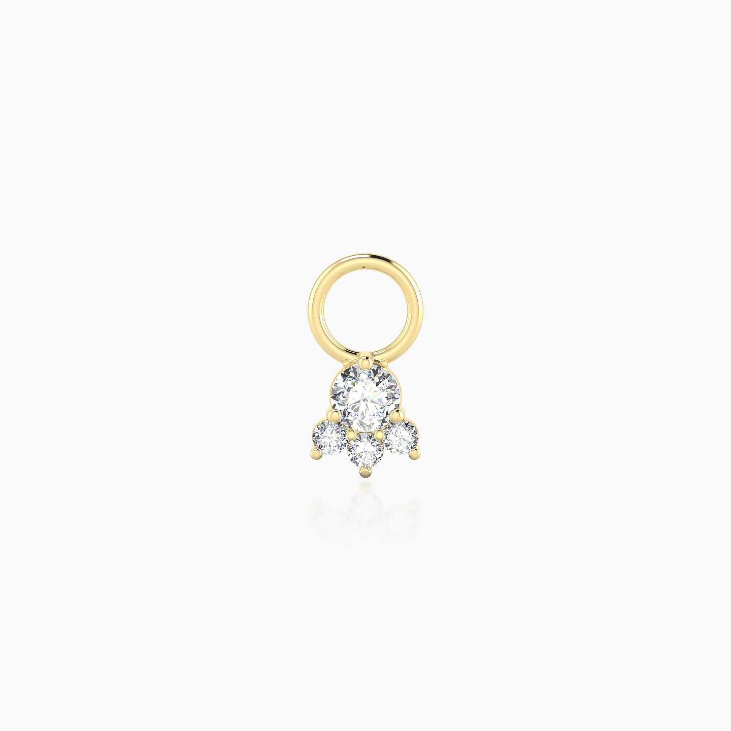 Sedna | 18k Yellow Gold 4.5 mm Diamond Charm