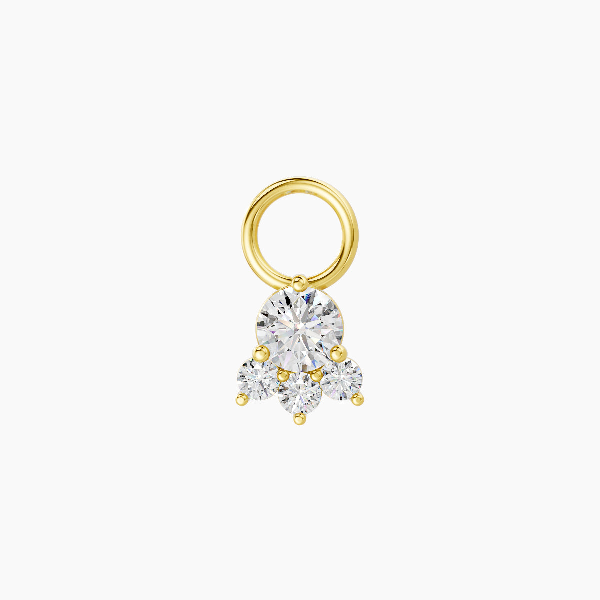 Sedna | 18k Yellow Gold 5.5 mm Diamond Charm